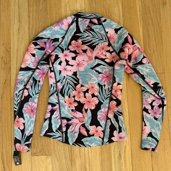 NEW NWT BILLABONG Womens Peeky Natural Upcycler Front Zip Wetsuit Jacket - Picture 9 of 10